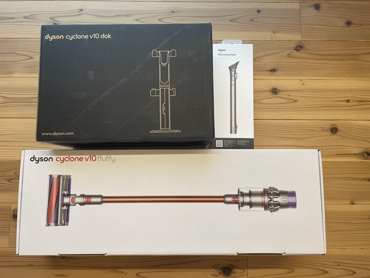 Dyson Cyclone V10 Fluffy 本体とアタッチメント 31+mxh8l4iL._UF1000,1000_QL80_.jpg