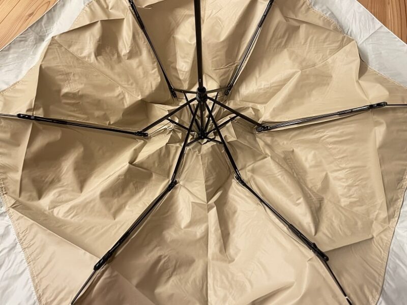 晴雨兼用の女性用折りたたみ傘